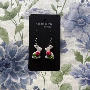 Easter bunny earrings